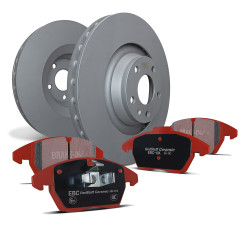 Kit anteriore EBC PD02KF594 - Dischi Premium OE + pastiglie freno Redstuff Ceramic