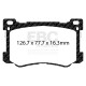 Freni EBC Kit anteriore EBC PD03KF1572 - Dischi Premium OE + pastiglie freno Yellowstuff | race-shop.it
