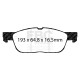 Freni EBC Kit anteriore EBC PD03KF1652 - Dischi Premium OE + pastiglie freno Yellowstuff | race-shop.it