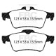Freni EBC Kit posteriore EBC PD03KR801 - Dischi Premium OE + pastiglie freno Yellowstuff | race-shop.it