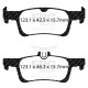 Freni EBC Kit posteriore EBC PD03KR897 - Dischi Premium OE + pastiglie freno Yellowstuff | race-shop.it