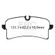 Freni EBC Kit posteriore EBC PD03KR900 - Dischi Premium OE + pastiglie freno Yellowstuff | race-shop.it