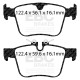 Freni EBC Kit posteriore EBC PD03KR918 - Dischi Premium OE + pastiglie freno Yellowstuff | race-shop.it