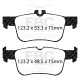 Freni EBC Kit posteriore EBC PD03KR957 - Dischi Premium OE + pastiglie freno Yellowstuff | race-shop.it