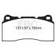 Freni EBC Kit anteriore EBC PD04KF136 - Dischi Premium OE + pastiglie freno Bluestuff | race-shop.it