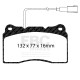 Freni EBC Kit anteriore EBC PD04KF525 - Dischi Premium OE + pastiglie freno Bluestuff | race-shop.it