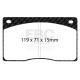 Freni EBC Kit anteriore EBC PD04KF839 - Dischi Premium OE + pastiglie freno Bluestuff | race-shop.it