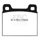 Freni EBC Kit posteriore EBC PD04KR016 - Dischi Premium OE + pastiglie freno Bluestuff | race-shop.it