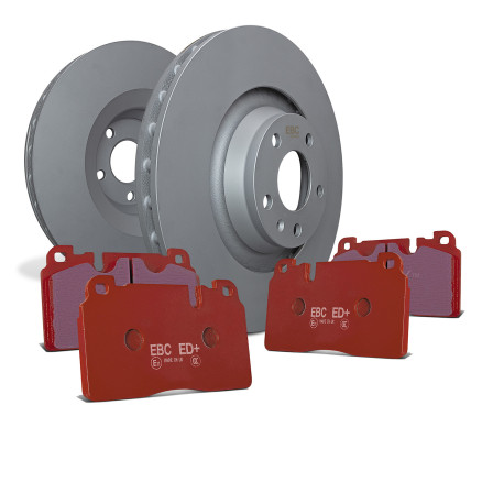 Freni EBC Kit anteriore EBC PD05KF460 - Dischi Premium OE + pastiglie freno Orangestuff | race-shop.it