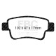 Freni EBC Kit posteriore EBC PD05KR273 - Dischi Premium OE + pastiglie freno Orangestuff | race-shop.it