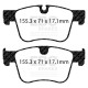 Freni EBC Kit anteriore EBC PD06KF753 - Dischi Ultimax Scanalati + pastiglie freno Greenstuff | race-shop.it
