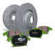 Freni EBC Kit anteriore EBC PD06KF805 - Dischi Ultimax Scanalati + pastiglie freno Elite Truck and SUV | race-shop.it