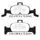 Freni EBC Kit anteriore EBC PD06KF811 - Dischi Ultimax Scanalati + pastiglie freno Elite Truck and SUV | race-shop.it