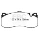 Freni EBC Kit anteriore EBC PD07KF295 - Dischi Ultimax Scanalati + pastiglie freno Redstuff Ceramic | race-shop.it