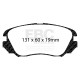 Freni EBC Kit anteriore EBC PD07KF302 - Dischi Ultimax Scanalati + pastiglie freno Redstuff Ceramic | race-shop.it
