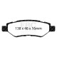Freni EBC Kit posteriore EBC PD07KR226 - Dischi Ultimax Scanalati + pastiglie freno Redstuff Ceramic | race-shop.it