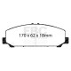 Freni EBC Kit anteriore EBC PD08KF597 - Dischi Ultimax Scanalati + pastiglie freno Yellowstuff | race-shop.it