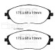 Freni EBC Kit anteriore EBC PD08KF655 - Dischi Ultimax Scanalati + pastiglie freno Yellowstuff | race-shop.it