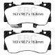 Freni EBC Kit anteriore EBC PD08KF704 - Dischi Ultimax Scanalati + pastiglie freno Yellowstuff | race-shop.it