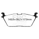 Freni EBC Kit posteriore EBC PD08KR491 - Dischi Ultimax Scanalati + pastiglie freno Yellowstuff | race-shop.it