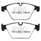 Freni EBC Kit anteriore EBC PD09KF438 - Dischi Ultimax Scanalati + pastiglie freno Bluestuff | race-shop.it