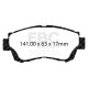 Freni EBC Kit anteriore EBC PD11KF1118 - Dischi Turbo Scanalati + pastiglie freno Greenstuff | race-shop.it