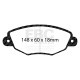 Freni EBC Kit anteriore EBC PD11KF335 - Dischi Turbo Scanalati + pastiglie freno Greenstuff | race-shop.it