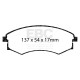 Freni EBC Kit anteriore EBC PD11KF373 - Dischi Turbo Scanalati + pastiglie freno Greenstuff | race-shop.it