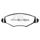 Freni EBC Kit anteriore EBC PD11KF380 - Dischi Turbo Scanalati + pastiglie freno Greenstuff | race-shop.it
