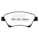 Freni EBC Kit anteriore EBC PD11KF451 - Dischi Turbo Scanalati + pastiglie freno Greenstuff | race-shop.it