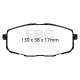 Freni EBC Kit anteriore EBC PD11KF550 - Dischi Turbo Scanalati + pastiglie freno Greenstuff | race-shop.it