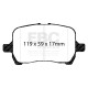 Freni EBC Kit anteriore EBC PD11KF678 - Dischi Turbo Scanalati + pastiglie freno Greenstuff | race-shop.it