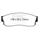 Freni EBC Kit anteriore EBC PD11KF910 - Dischi Turbo Scanalati + pastiglie freno Greenstuff | race-shop.it