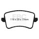 Freni EBC Kit posteriore EBC PD11KR414 - Dischi Turbo Scanalati + pastiglie freno Elite Truck and SUV | race-shop.it