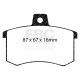 Freni EBC Kit posteriore EBC PD11KR425 - Dischi Turbo Scanalati + pastiglie freno Greenstuff | race-shop.it