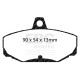 Freni EBC Kit posteriore EBC PD11KR464 - Dischi Turbo Scanalati + pastiglie freno Greenstuff | race-shop.it