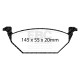 Freni EBC Kit anteriore EBC PD12KF301 - Dischi Turbo Scanalati + pastiglie freno Redstuff Ceramic | race-shop.it