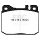 Freni EBC Kit anteriore EBC PD12KF372 - Dischi Turbo Scanalati + pastiglie freno Redstuff Ceramic | race-shop.it