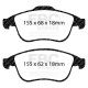 Freni EBC Kit anteriore EBC PD13KF815 - Dischi Turbo Scanalati + pastiglie freno Yellowstuff | race-shop.it