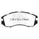 Freni EBC Kit anteriore EBC PD13KF909 - Dischi Turbo Scanalati + pastiglie freno Yellowstuff | race-shop.it