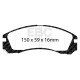 Freni EBC Kit anteriore EBC PD14KF1166 - Dischi Turbo Scanalati + pastiglie freno Bluestuff | race-shop.it