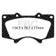Freni EBC Kit anteriore EBC PD14KF619 - Dischi Turbo Scanalati + pastiglie freno Bluestuff | race-shop.it