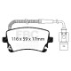 Freni EBC Kit posteriore EBC PD14KR209 - Dischi Turbo Scanalati + pastiglie freno Bluestuff | race-shop.it
