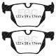 Freni EBC Kit posteriore EBC PD14KR218 - Dischi Turbo Scanalati + pastiglie freno Bluestuff | race-shop.it