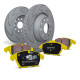 Freni EBC Kit anteriore EBC PD18KF115 - Dischi BSD Scanalati + pastiglie freno Yellowstuff | race-shop.it