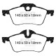 Freni EBC Kit anteriore EBC PD19KF407 - Dischi BSD Scanalati + pastiglie freno Bluestuff | race-shop.it