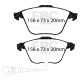 Freni EBC Kit anteriore EBC PD19KF574 - Dischi BSD Scanalati + pastiglie freno Bluestuff | race-shop.it