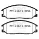 Freni EBC Kit anteriore + posteriore EBC PD40K2319 - Dischi Premium OE + pastiglie freno Ultimax OE | race-shop.it