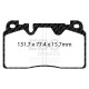 Freni EBC Kit anteriore + posteriore EBC PD40K2382 - Dischi Premium OE + pastiglie freno Ultimax OE | race-shop.it