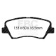 Freni EBC Kit anteriore + posteriore EBC PD40K2586 - Dischi Premium OE + pastiglie freno Ultimax OE | race-shop.it